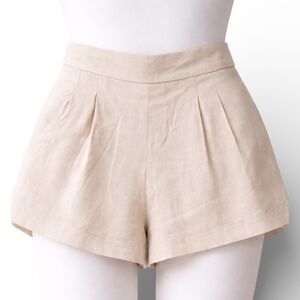 NEW INDAH High Waist Pleated Shorts SIZE XS